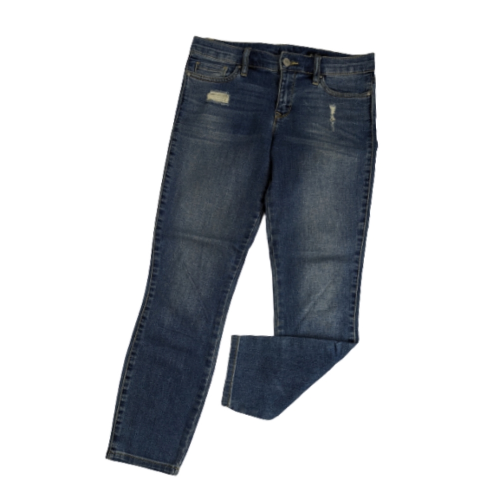 Club Monaco Distressed Cropped Jeans 2